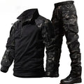 Conjunto Tático 2 Peças Camuflagem | Camisa Multi-Bolsos + Cargo Pants