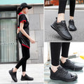 Couple causal chef shoes four season new lightweight macio sole comfort oil proof men and women's chef business work leather shoe