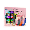 Kit Olhos POPFEEL 40 Sombras + Lápis Sobrancelha Eyeliner Máscara Pincéis