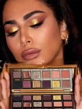 18 Color Eyeshadow Palette Matte Glitter High Pigment Long Lasting Smudge Proof for Daily Party Makeup Valentine's Day Gift