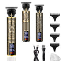 Máquina de Cortar Cabelo Profissional Barber | Recarregável Metal