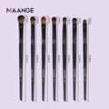 Kit 7 Pincéis para Olhos Maange | Sombras Esfumar e Lábios