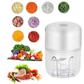 Picador Alho Elétrico Mini 100ml/250ml | Sem Fios Bateria Legumes