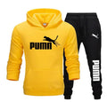 Conjunto 2 Peças Hoodie + Calças Jogger | Outono Inverno Fitness Casual