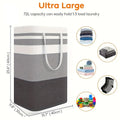 Cesto de Roupa Suja 75L com Pegas – Ideal para Casa, Dormitório e Hotel