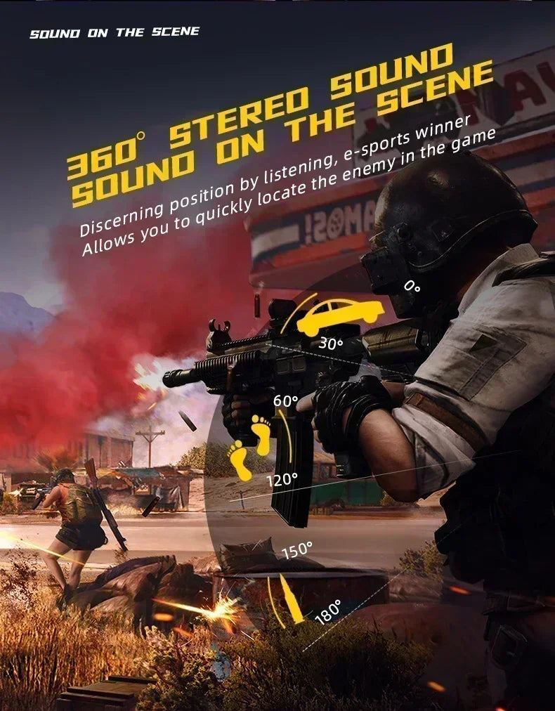 Auscultadores Bluetooth Sem Fios para Telemóvel com Cancelamento de Ruído e Som HD