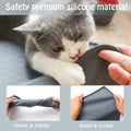Tapete de Alimentação para Gatos e Cães – Silicone Antiderrapante, Impermeável e Dobrável