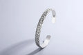 Bracelete Ondas Retro Prata 925 | Abertura Nuvem Doce Personalidade