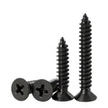 Caixa de Parafusos Auto-Atarraxantes M3.5 para Madeira – 0,5kg Aço Carbono Preto