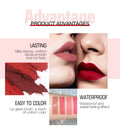 Batom 2 em 1 Mate + Lip Gloss 12 Cores | À Prova de Água Longa Duração