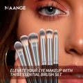 Kit Profissional 30 Pincéis Maange com Estojo | Base Sombras Blush