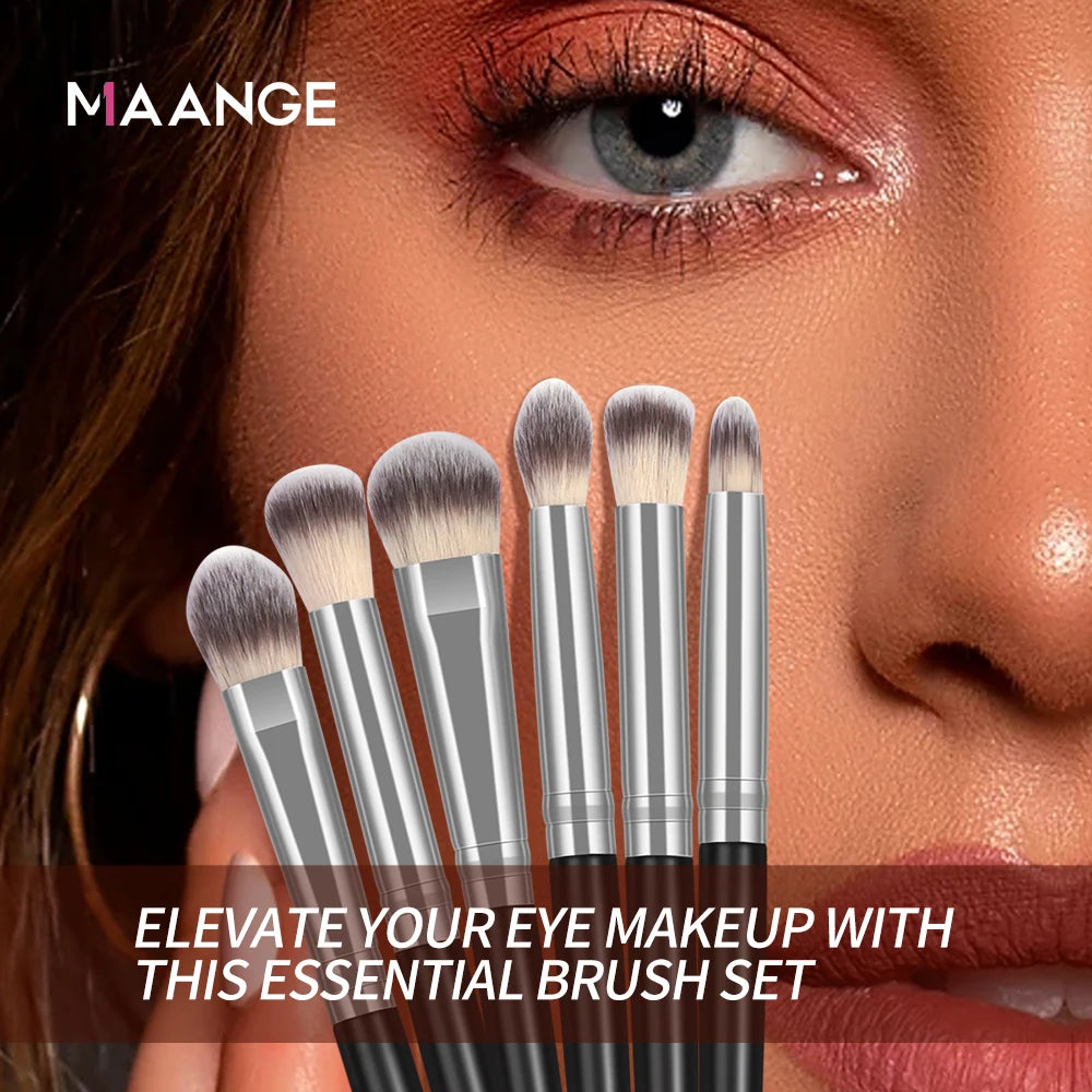 Kit Profissional 30 Pincéis Maange com Estojo | Base Sombras Blush