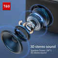 Coluna Bluetooth TG166 Portátil Mini | Subwoofer Rádio FM Cartão TF