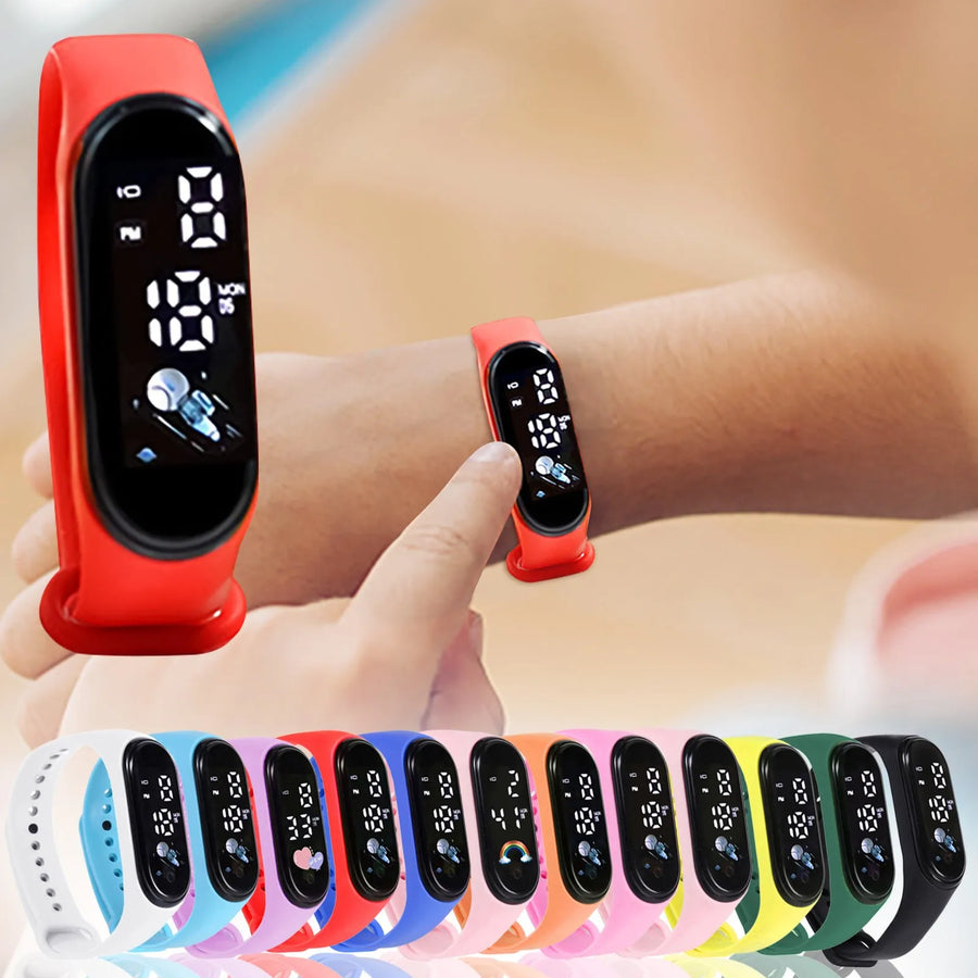 Smartwatch Kawaii para Crianças | Impermeável Desporto Rapaz Rapariga