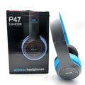 Headphones P47 Bluetooth 5.0 Dobráveis | HiFi Bass Gaming Crianças Mic