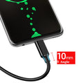 Cabo USB 3.2 Gen2 10Gbps Type-A para C | SSD Disco Rígido 60W QC
