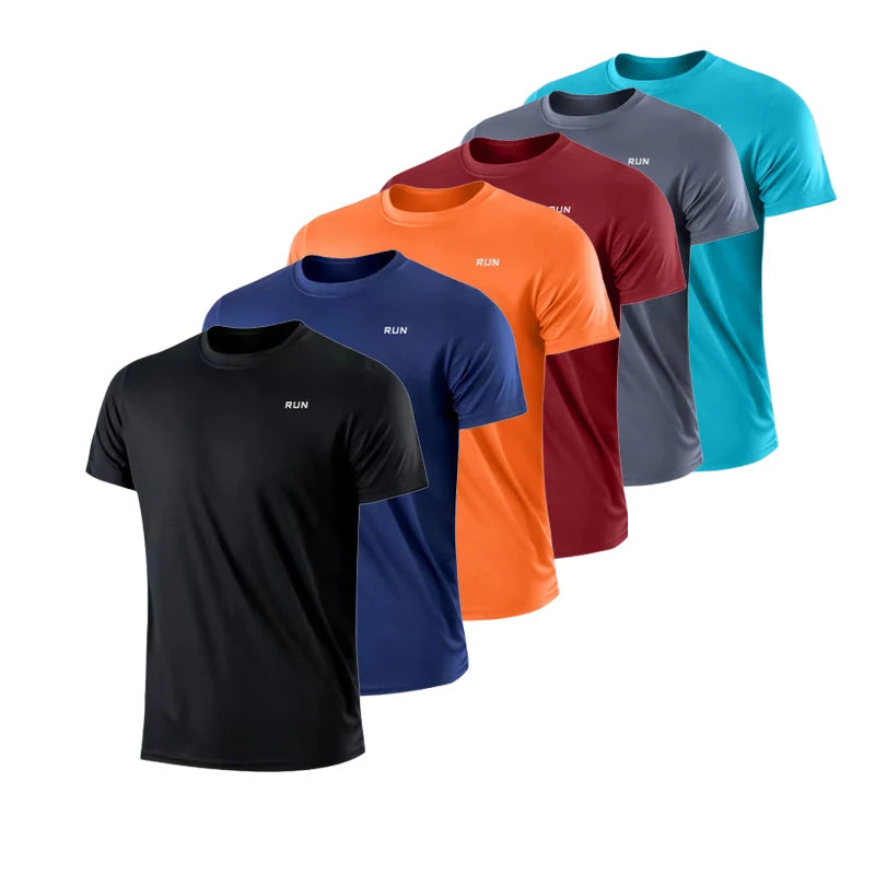 Camisola Desporto Compressão Secagem Rápida | Futebol Corrida Ginásio