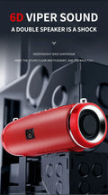 Coluna Bluetooth 200W Portátil | Som Estéreo 3D Surround TWS Rádio FM