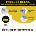 Almofada Joelhos Memory Foam Lateral | Ciática Costas Quadris Articulações
