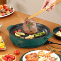 Frigideira Elétrica Multifunções 220V | Barbecue Steak Peixe Omelete