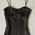 Camisole Vintage Pintas Halter Y2K | Franzido Crop Verão Francês