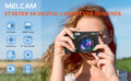 Câmara 4K Autofocus 48MP Vlogging | Anti-Shake Flip 180° Flash Compacta