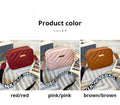 Mala Camera Bag PU Rolling Strip | Ombro Telemóvel Crossbody Casual