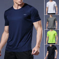 T-Shirt Ice Silk Alta Elasticidade | Respirável Secagem Rápida Ginásio