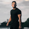 T-Shirt Fitness Bodybuilding Manga Curta | Sport Running Workout Gym Tee