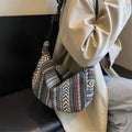 Mala Crossbody Tribal Riscas Lavável | Temática Bandeira Foldable Edge Painted