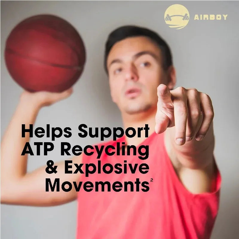 Creatina micronizada - promove o crescimento muscular, melhora o desempenho físico, a resistência e a recuperação.