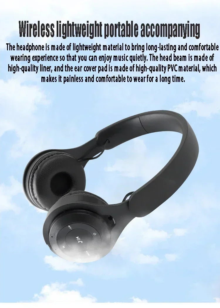 Auriculares Macarone Bluetooth 5.3 | HiFi Bass Cancelamento Ruído Mic
