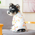 Pijama com Estampado Arco-Íris para Cães – Colorido, Divertido e Confortável